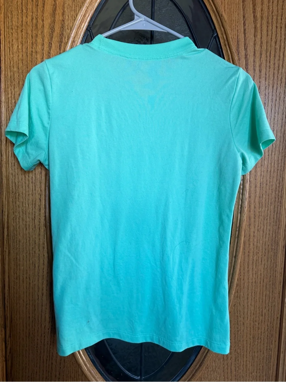 Nike Mint Green Short Sleeve Tee with Black Swoosh